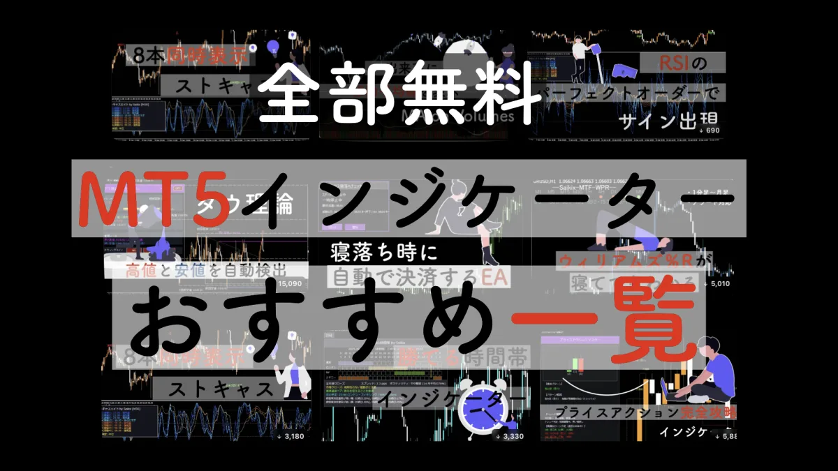 MT5の無料インジケーターおすすめ76選｜自作ツールを一挙公開【2026年 